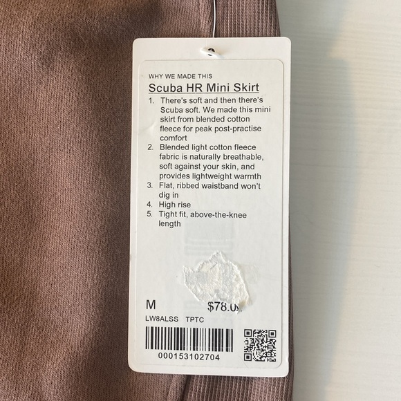 Lululemon Scuba High Rise Mini Skirt - Picture 7 of 15